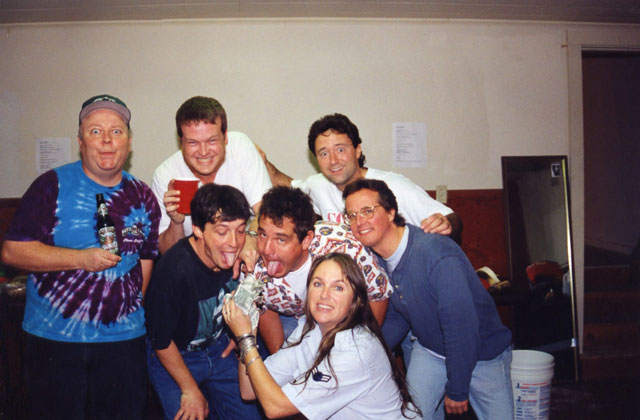 Oct 1996 Wild Oak Comedy Night cast photo
