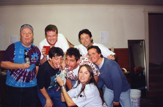 Oct 1996 Wild Oak Comedy Night cast photo