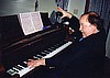 Roland Allen at the piano